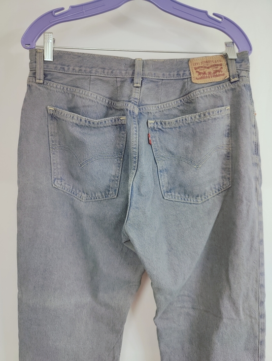 Levi's Women's Low Pro Straight Leg Jeans, Grey Blue, Sz 31 - Picture 3 of 8